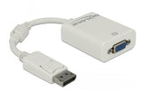 Monitoradapter DP zu VGA-Bu weiss