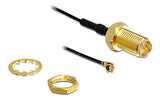 Delock RP-SMA-Bu -/MHF/U.FL(I-Pex)