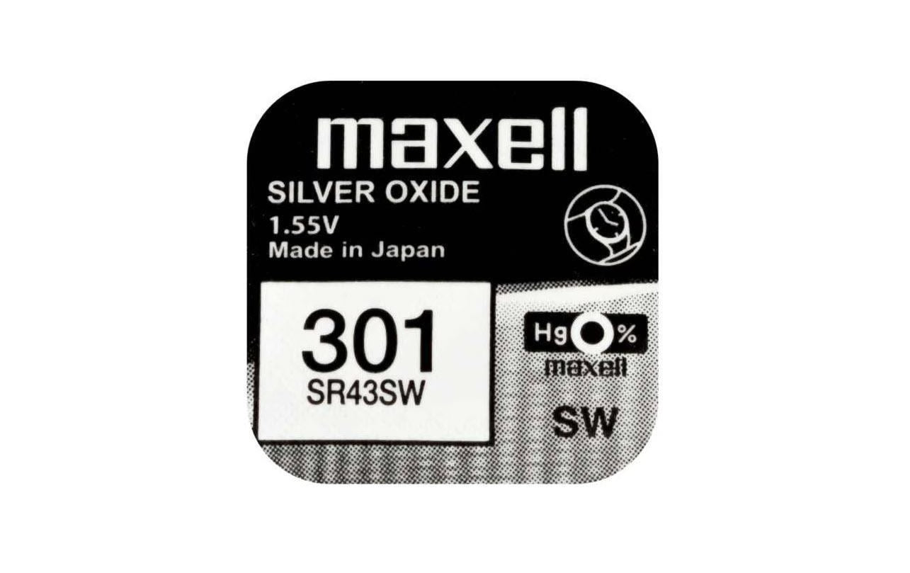 MaxellKnopfzelle SR43SW, 10er Pack