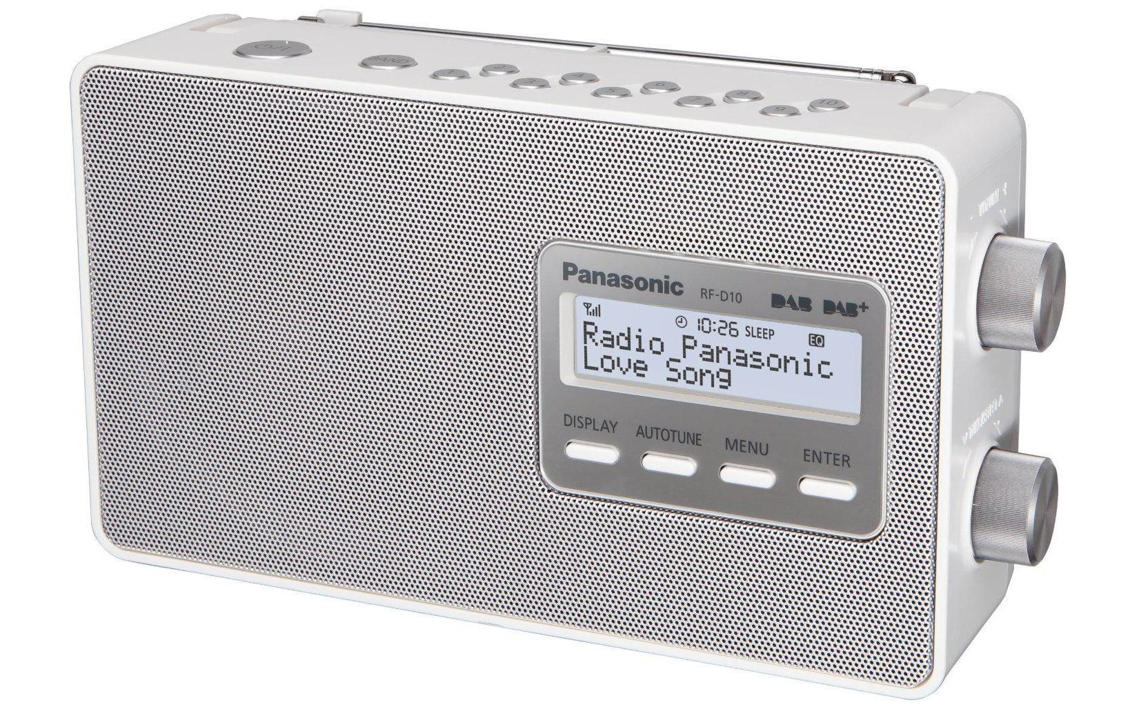 Panasonic RF-D10EG-W, weiss, DAB+ Radio