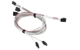 Supermicro HD SAS Kabel: SFF8643-4xSATA,