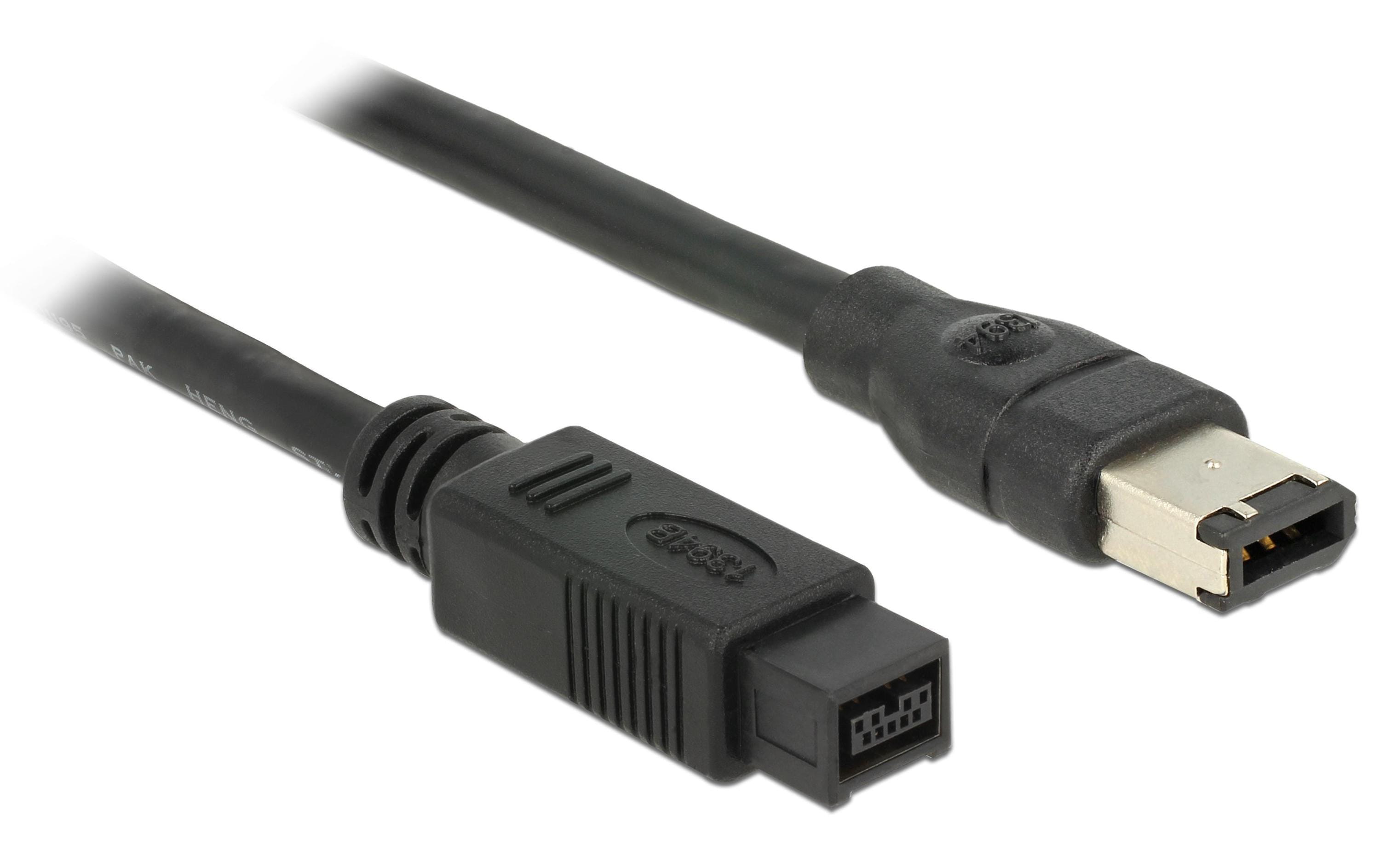 Delock FireWire-Kabel 400Mbps 9Pin-6Pin