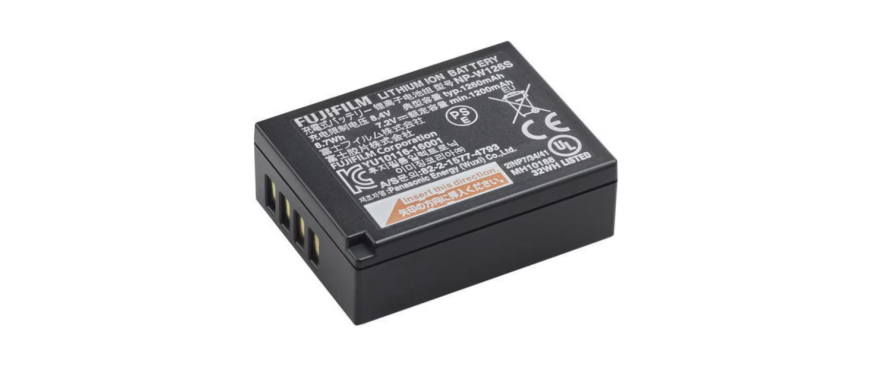 Fujifilm Lithium-Ionen-Akku NP-W126S