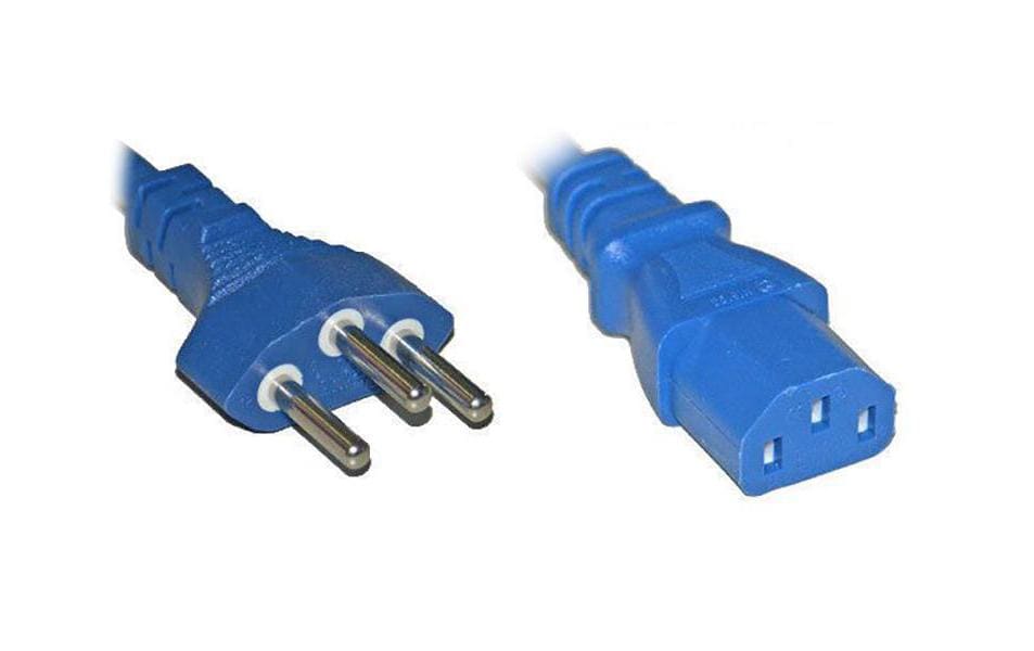 Netzkabel 250V/10A: 2 Meter Blau