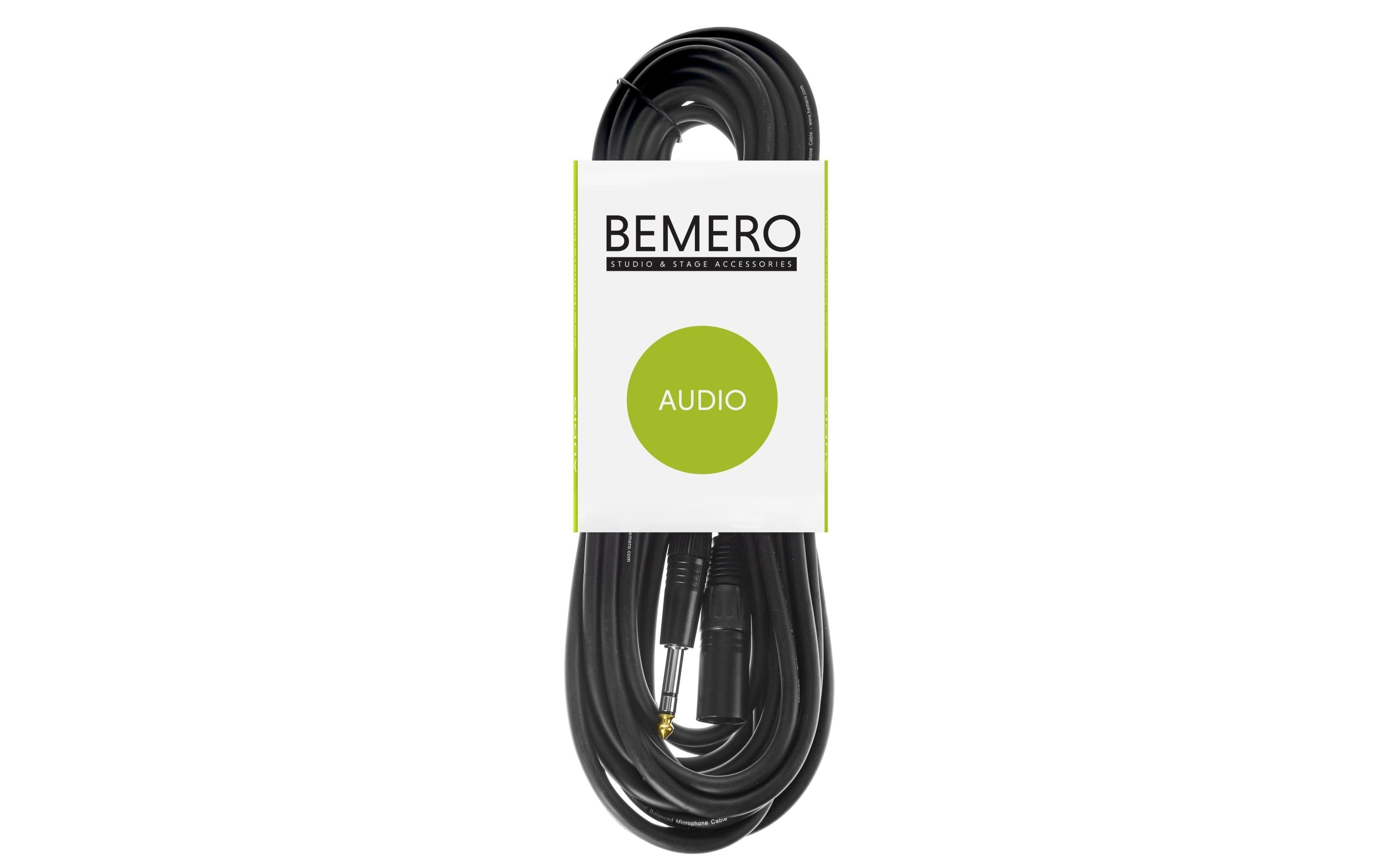 Bemero BAC4115-1000BK XLRm-6.3 Klinken 10m
