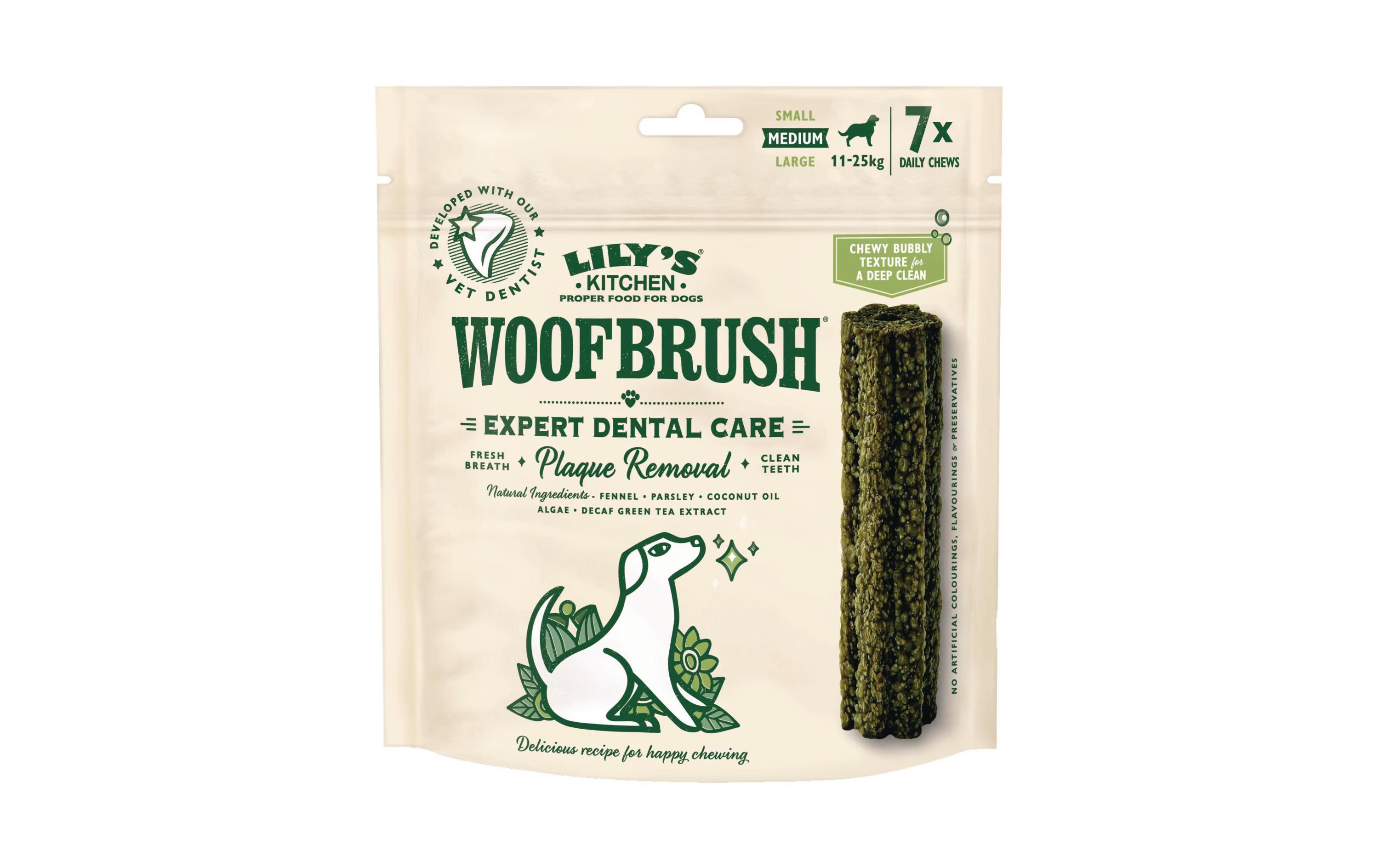 Lilys Kitchen Kaustange Woofbrush Dental M