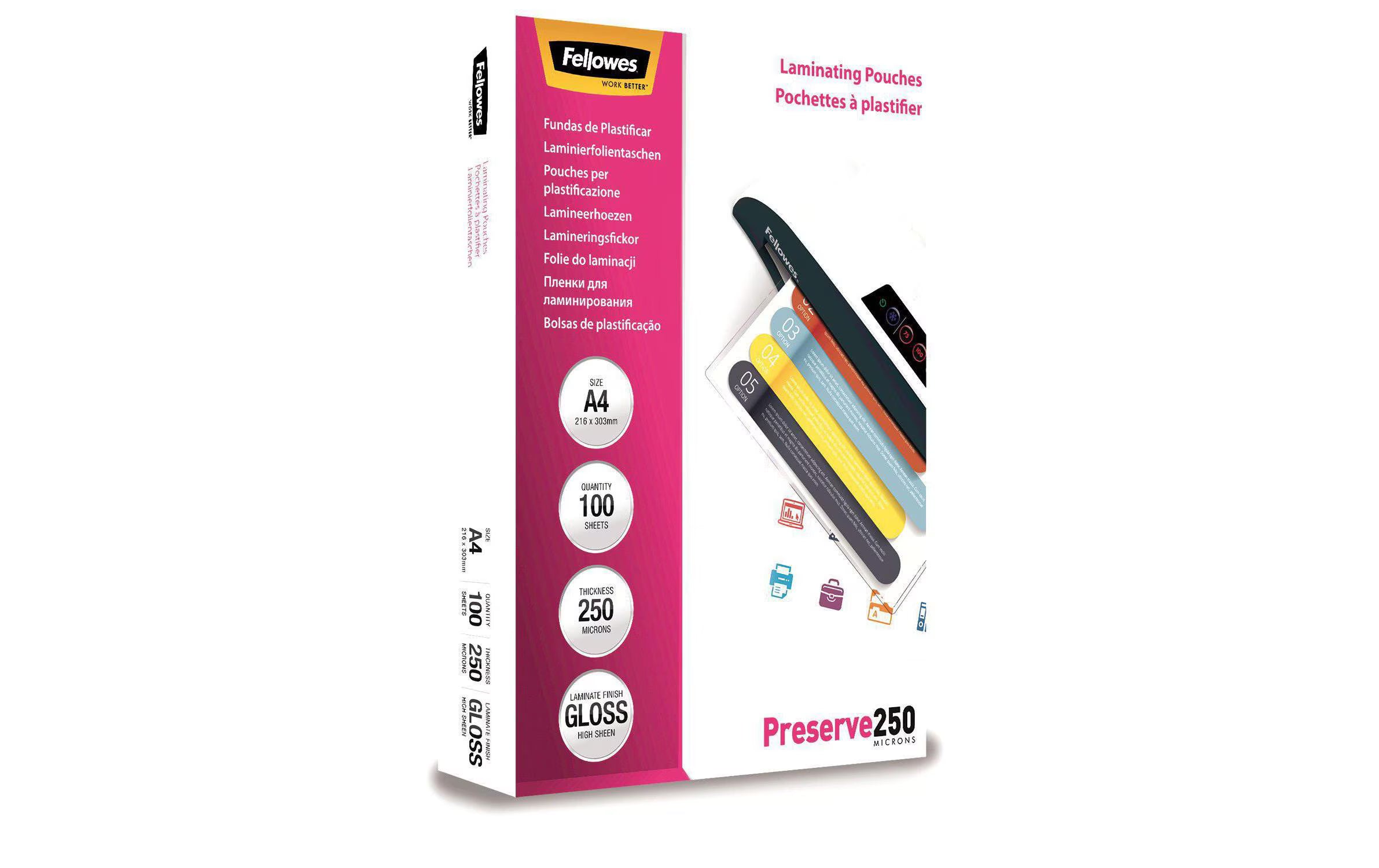Fellowes Laminierfolien 250 Mikron