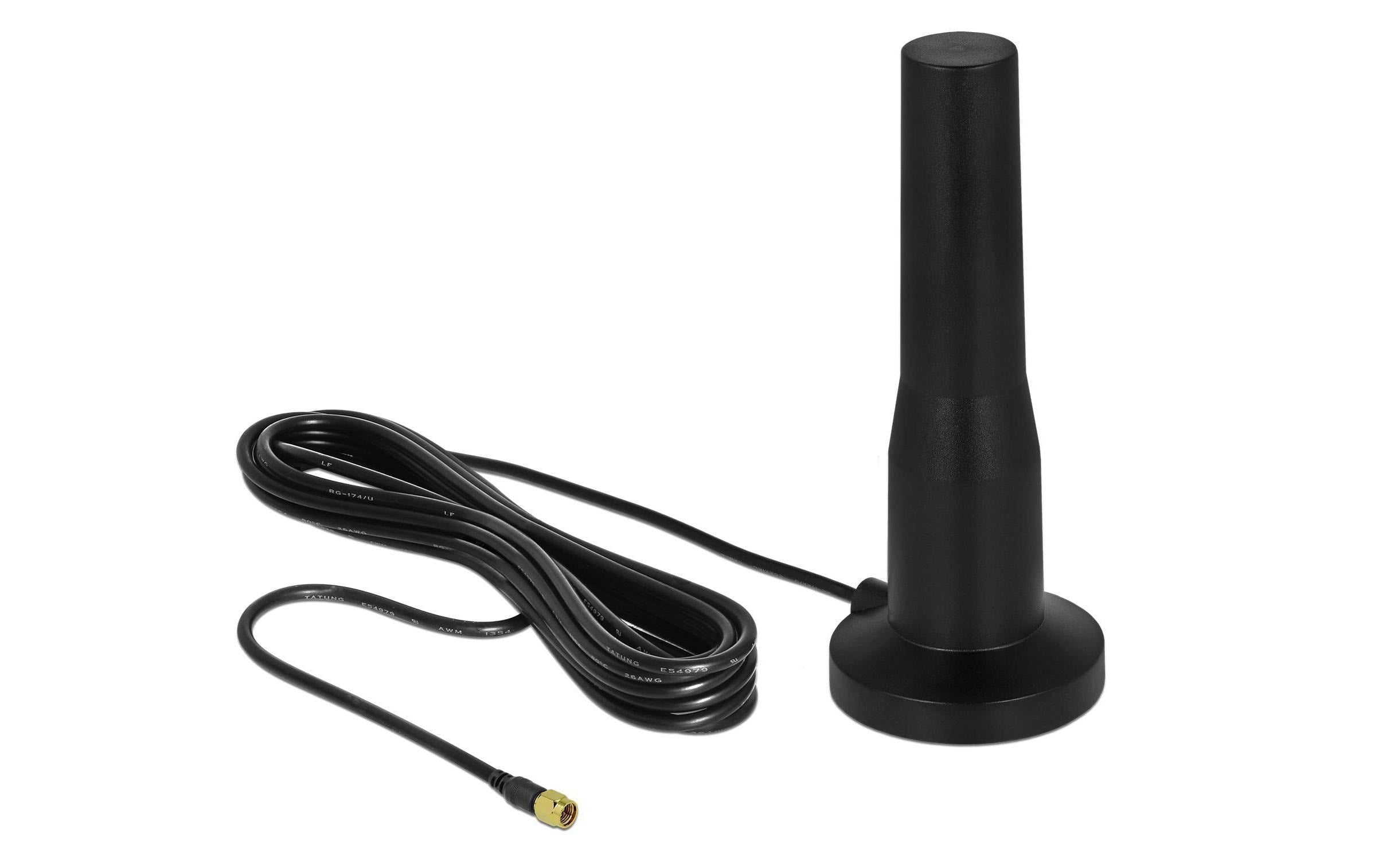 Delock LTE Antenne, 3-5dBi, Magnetfuss,12cm
