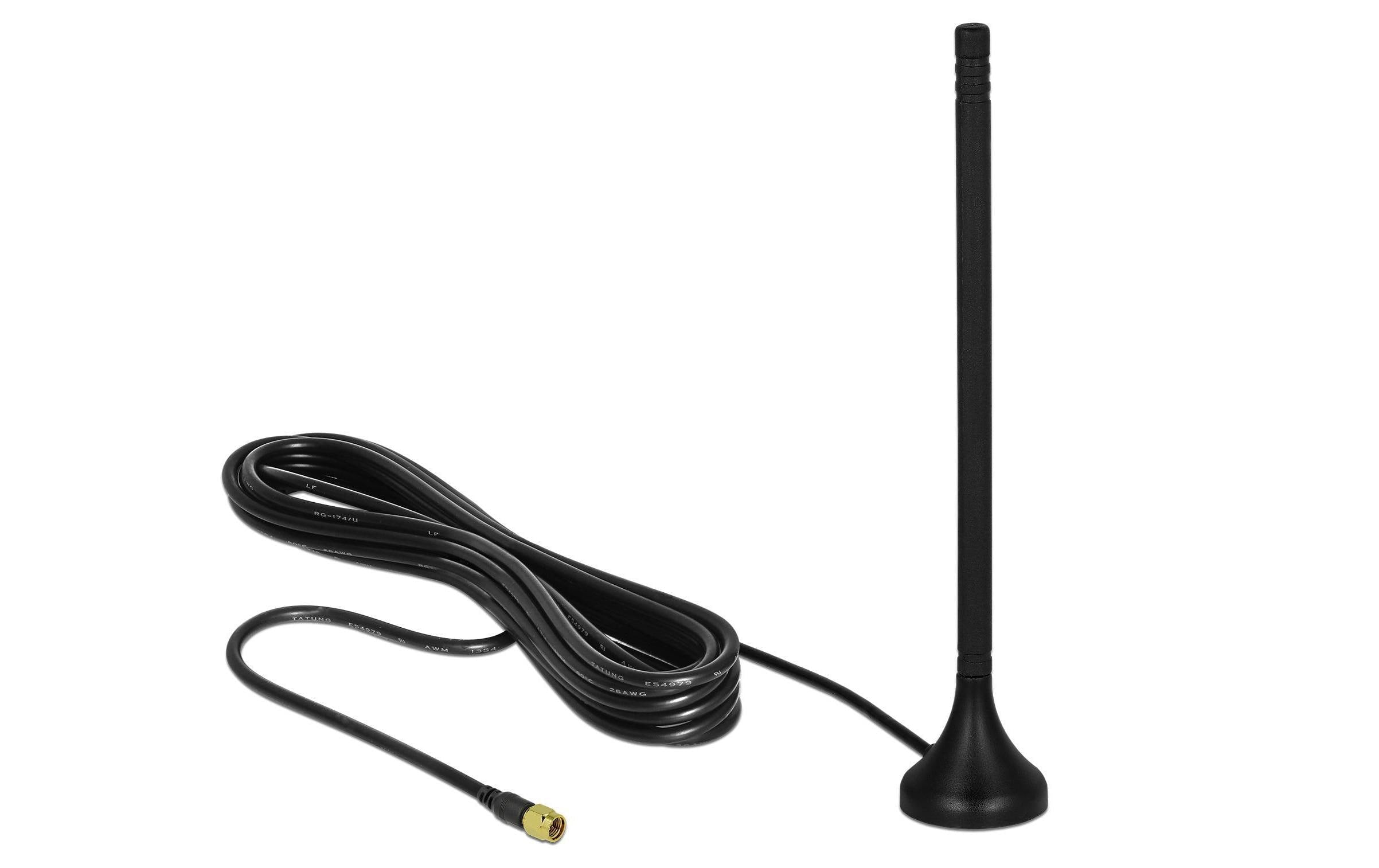 Delock LTE Antenne, 3-5dBi, Magnetfuss,13cm