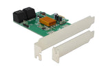 Delock 4x SATA PCI-Ex1 Karte
