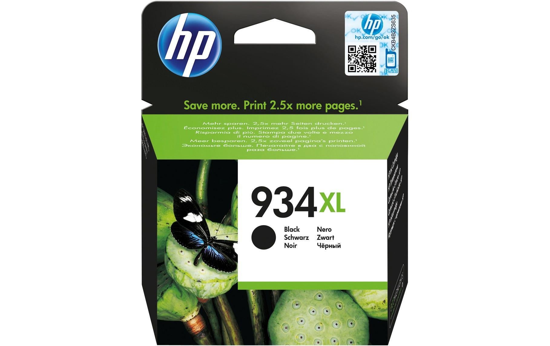 HP, Tinte Nr. 934XL (C2P23AE) Black