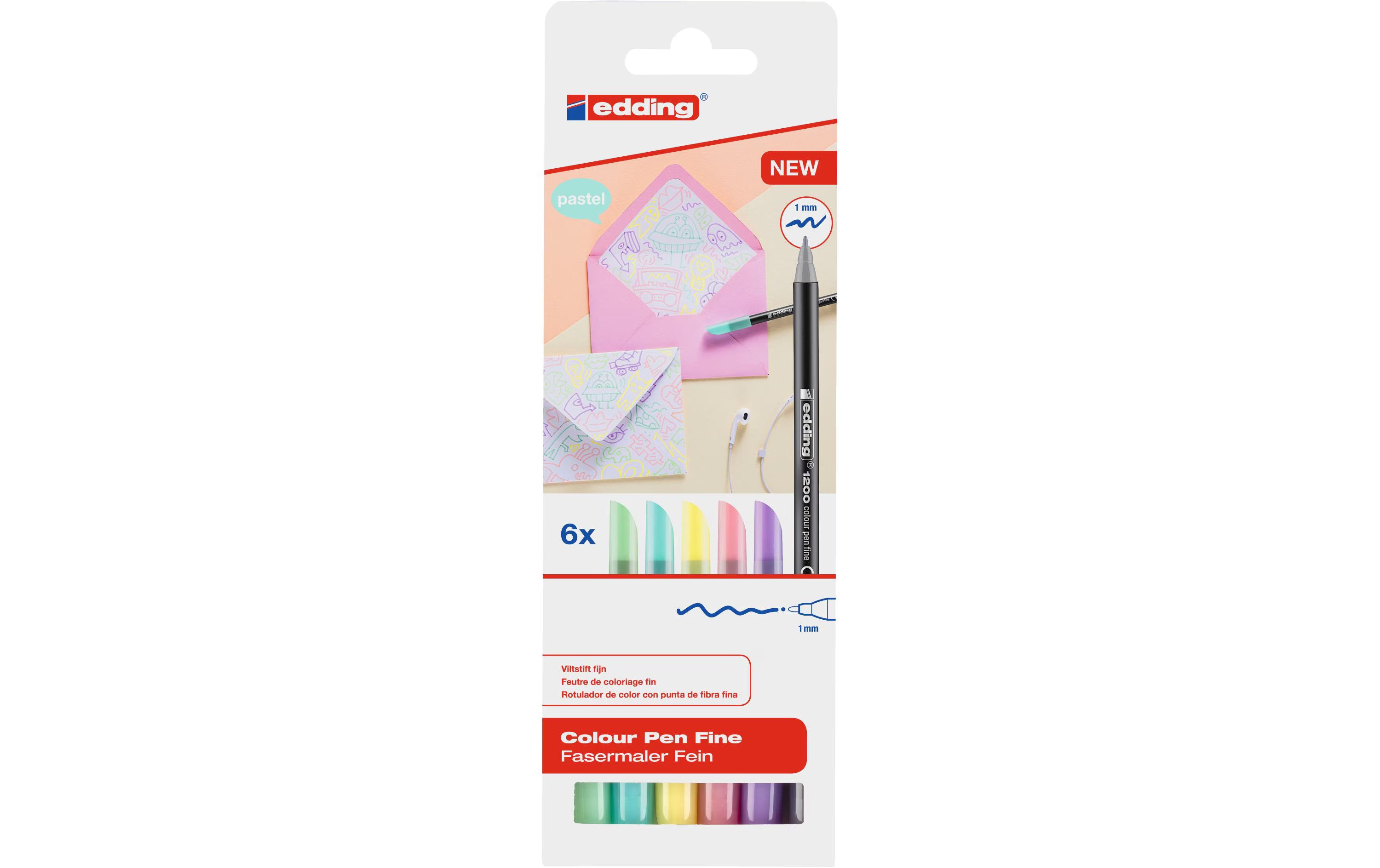 Edding Fasermaler Pastell