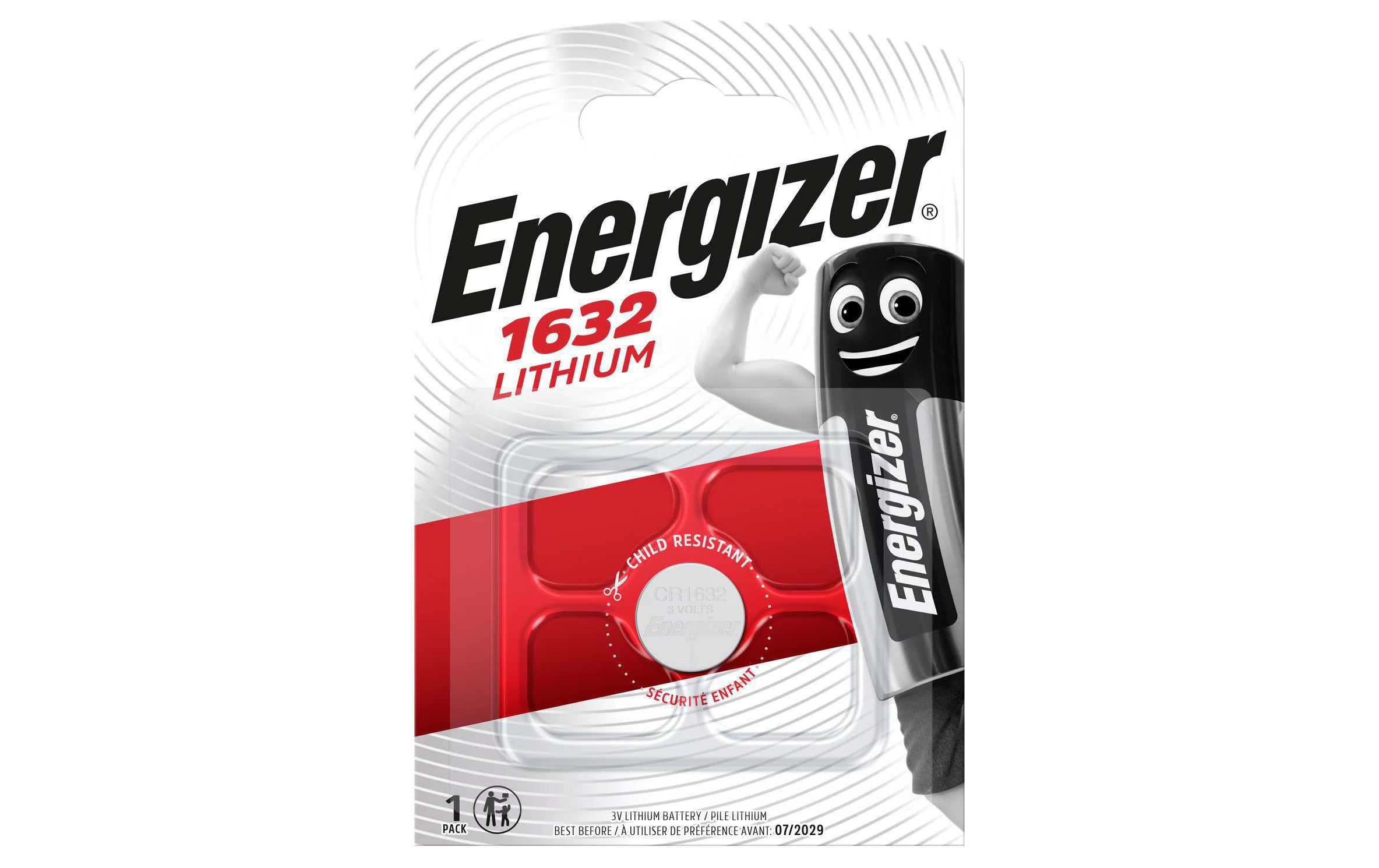 ENERGIZER Knopfzelle CR 1632 1 Stück
