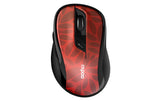 Rapoo Mouse M500 Silent Maus rot