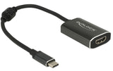 Monitoradapter USB Typ-C zu HDMI, mit Strom