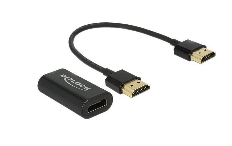 Monitoradapter HDMI-A zu VGA-Bu schwarz