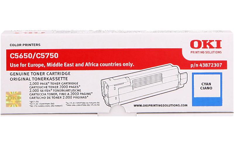 Toner cyan zu OKI C5650/5750