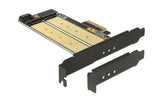 DeLock PCI-Ex4 Kontroller 1xNVME 1xSATA
