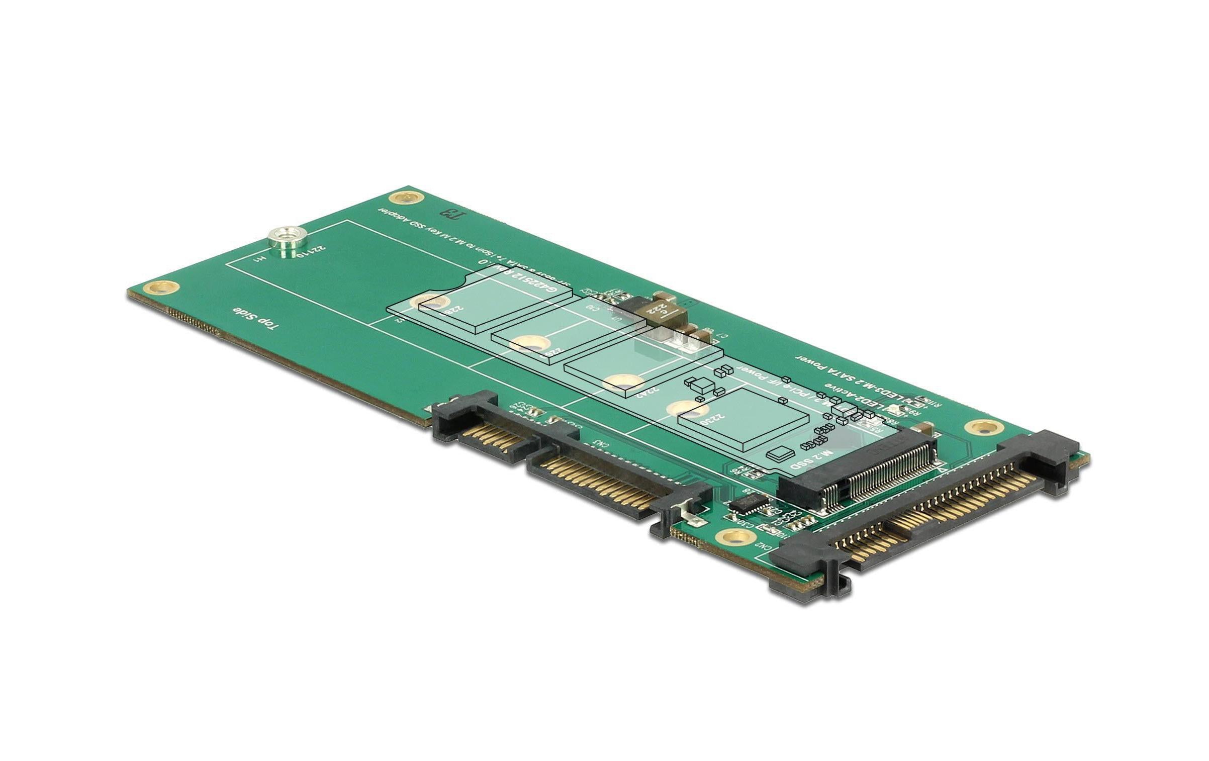 DeLock U.2 oder SATA zu M.2 Adapter