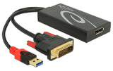 Delock DisplayPort Adapter, 4K bis 30hz