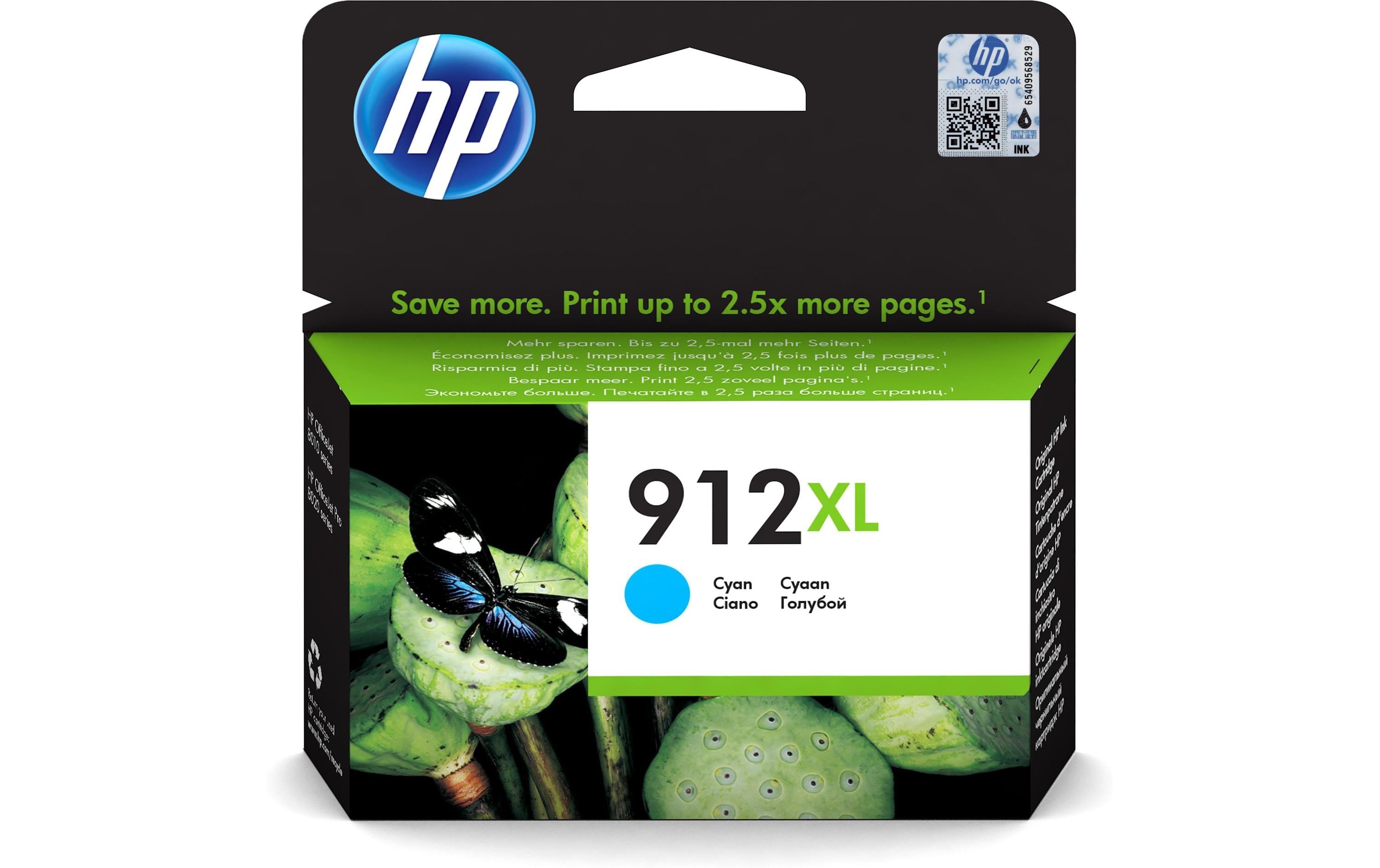 HP, Tinte Nr. 912XL (3YL81AE) Cyan