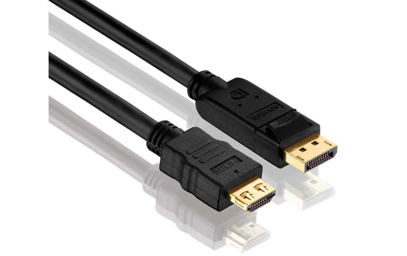 PureInstall, Adapterkabel DP/HDMI, 15.00m