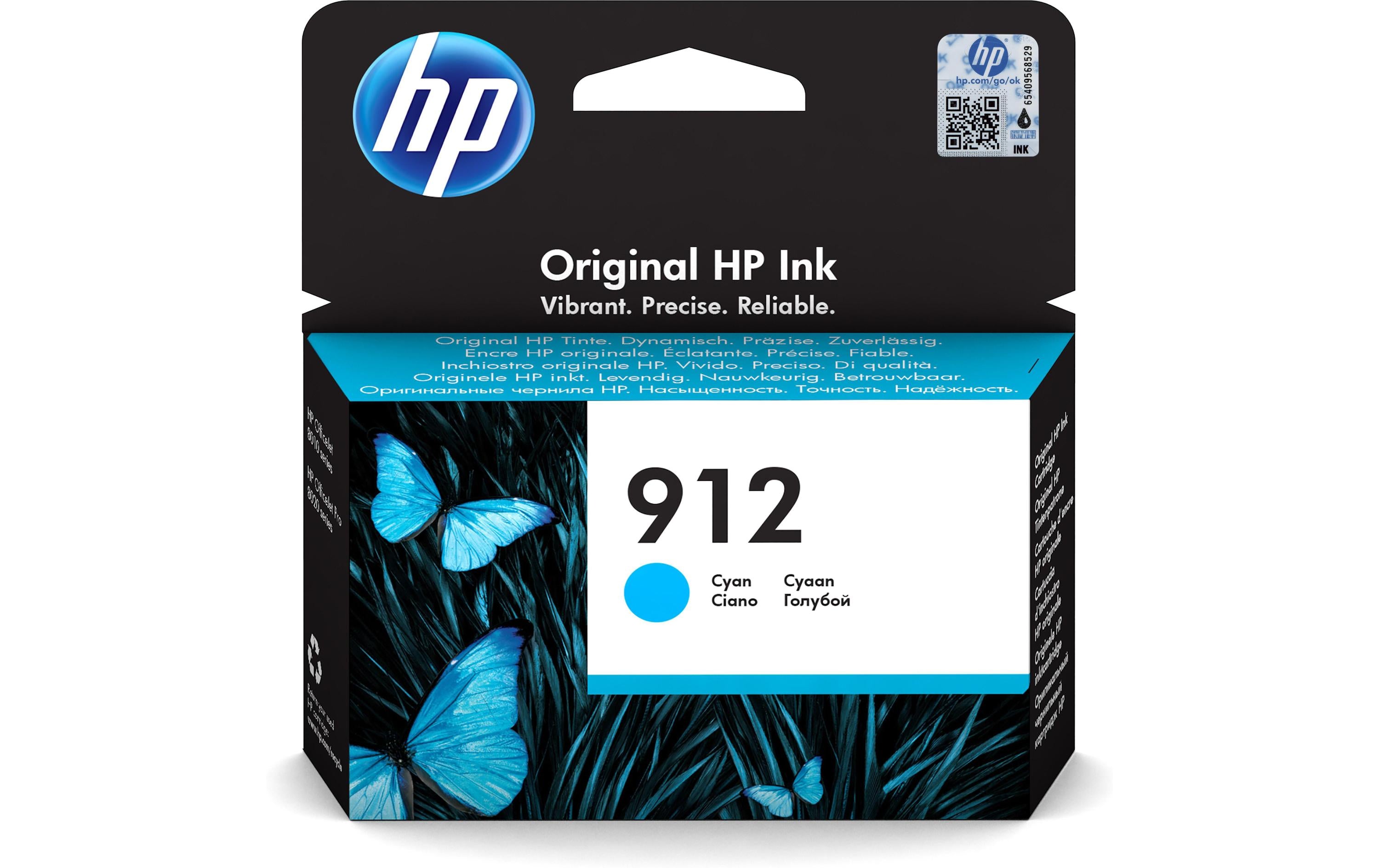 HP, Tinte Nr. 912 (3YL77AE) Cyan