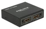 Delock Monitorsplitter HDMI/Bu - 2x HDMI/Bu