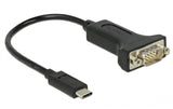 Delock Adapter USB-C>1x Seriell RS-232