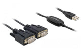 Schnittstellen Adapter USB auf 2x Seriell