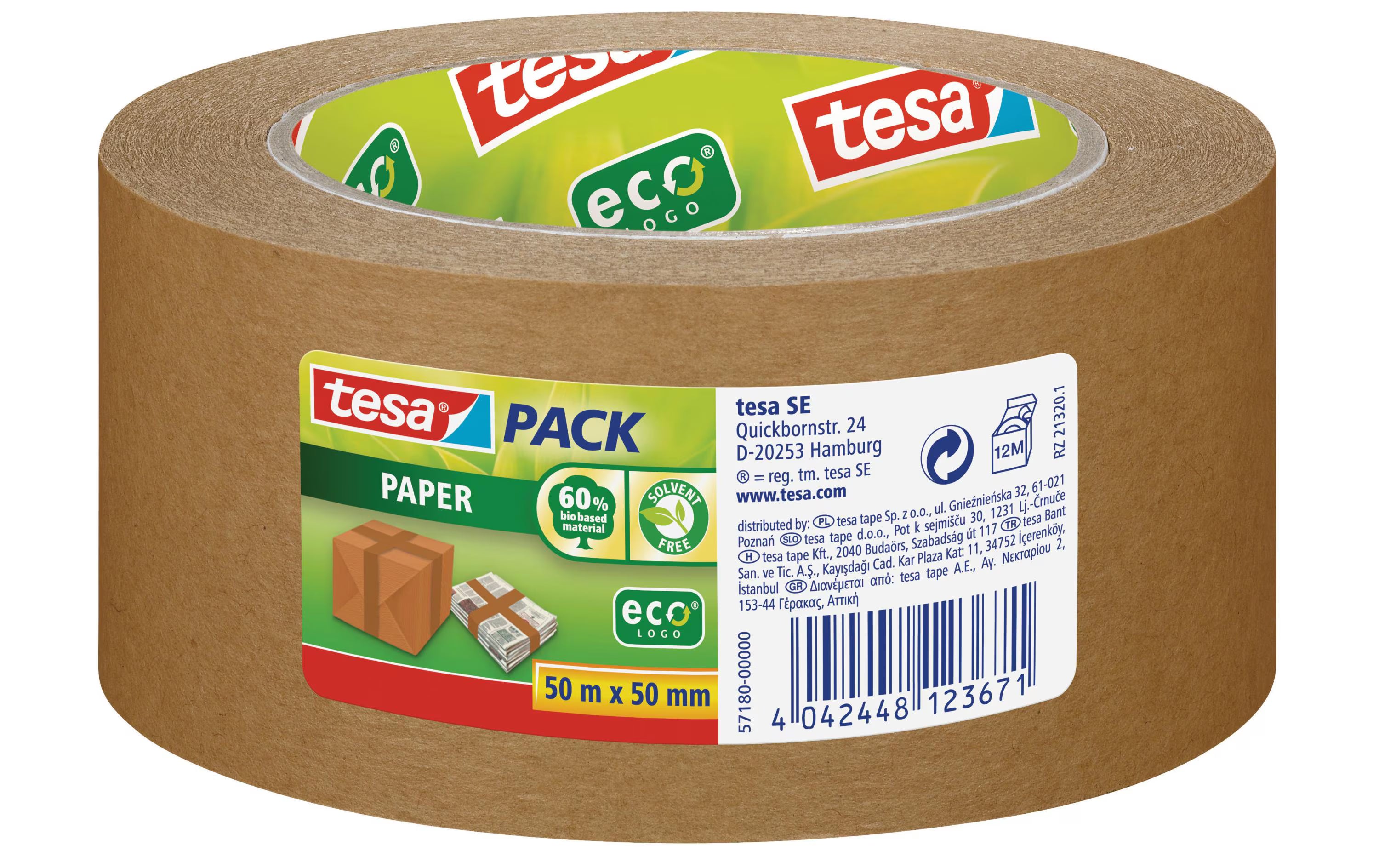 Tesa Paketband Paper ecoLogo