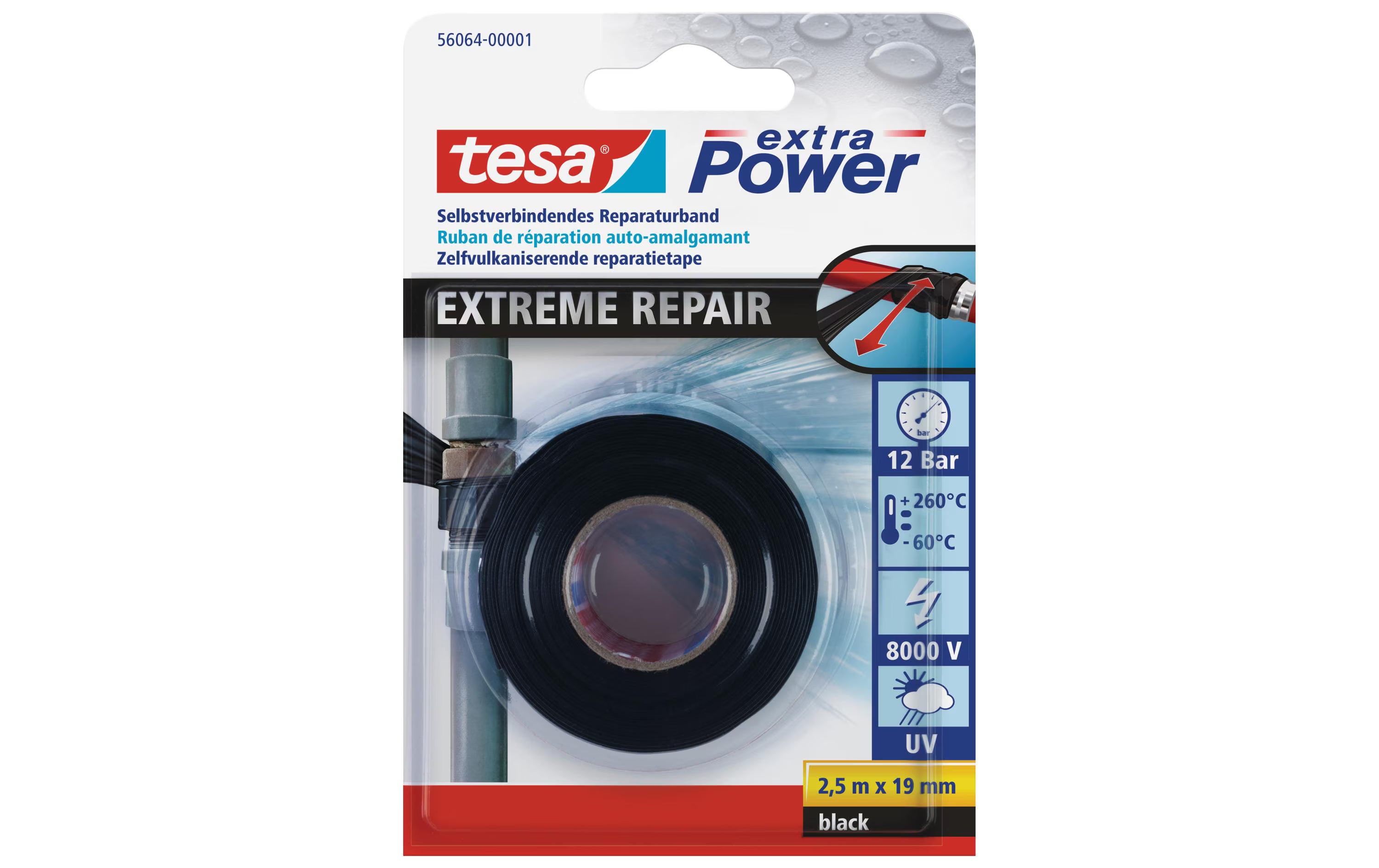 Extreme Repair Dichtungsband, schwarz