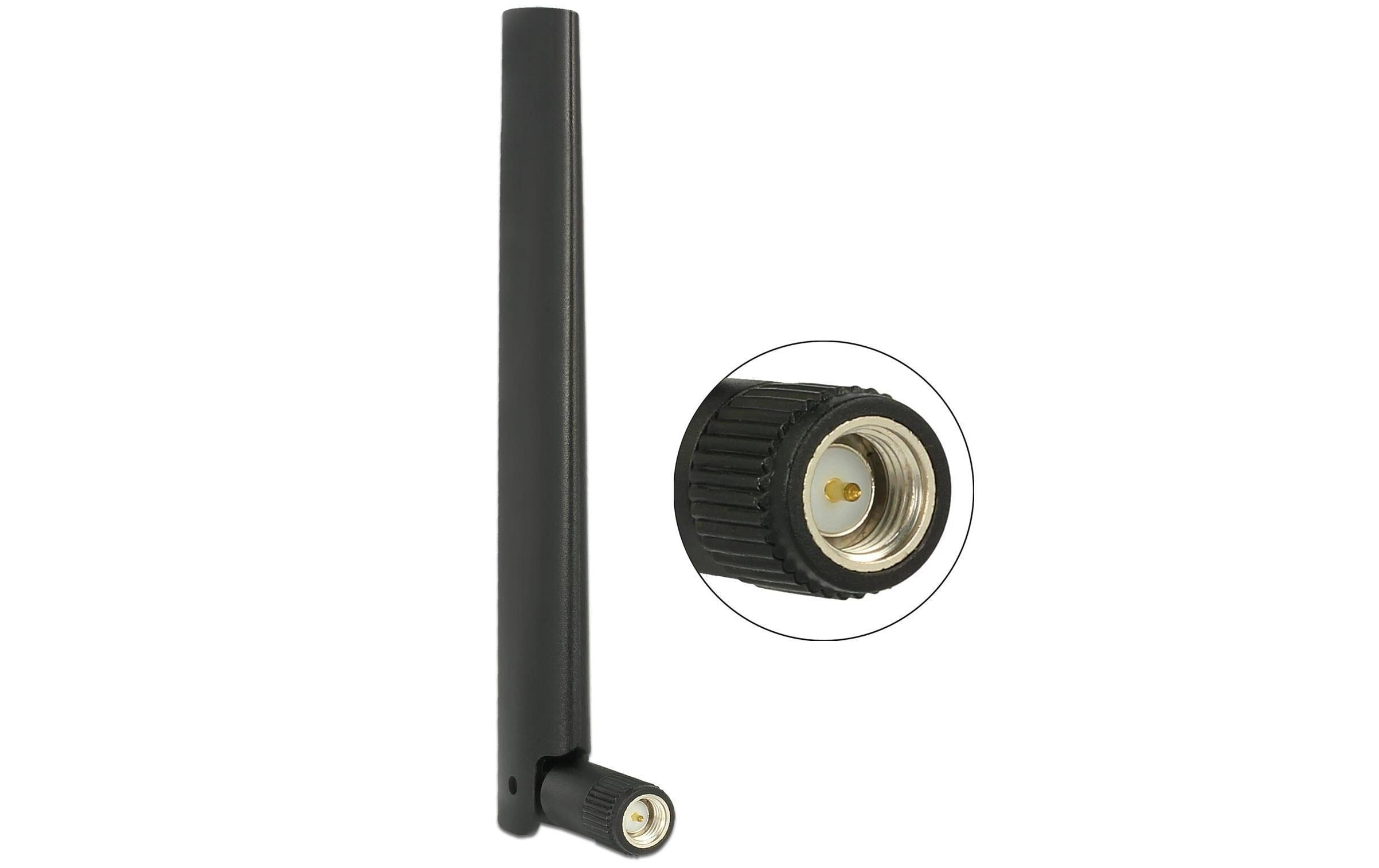 LTE/HSPA/GSM Antenne, SMA-Stecker, schwarz