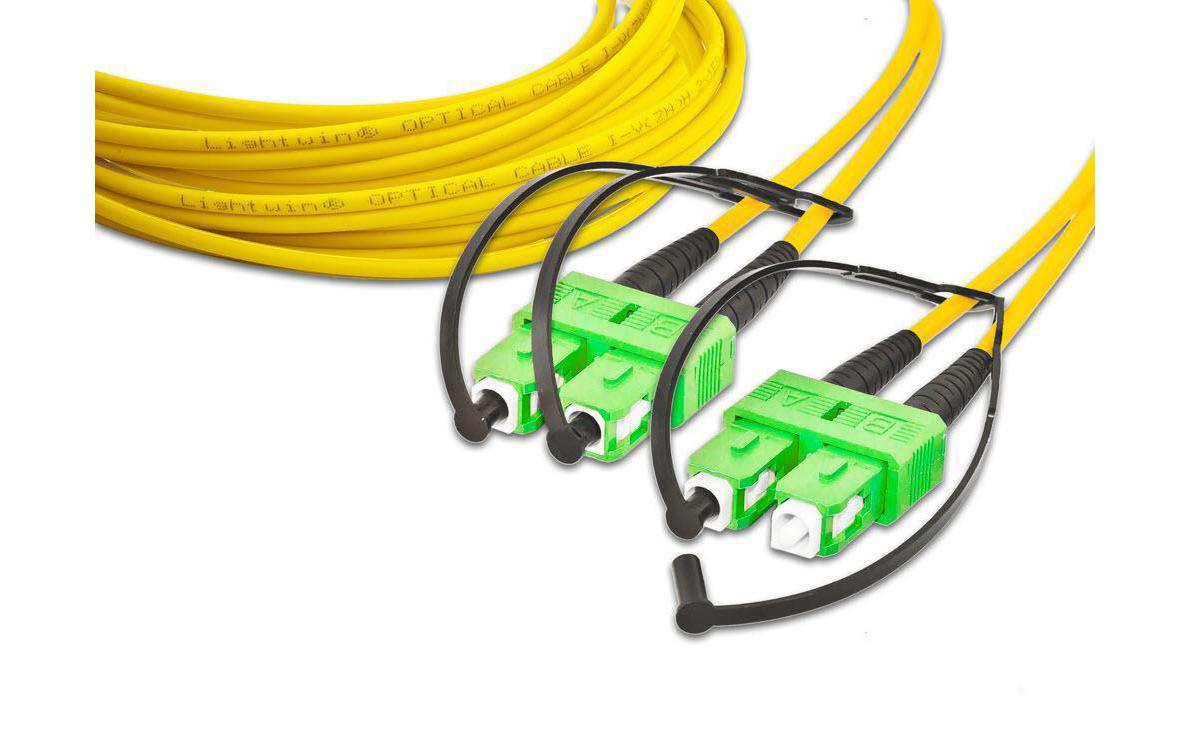 Lightwin LWL HQ Duplex Patchkabel, 10m