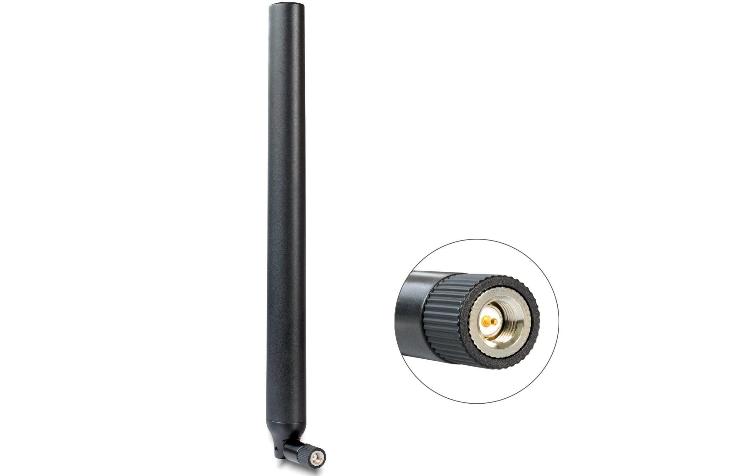 LTE/HSPA/GSM Antenne, SMA-Stecker, schwarz