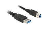 Delock, USB 3.0-Kabel USB A - USB B 2 m