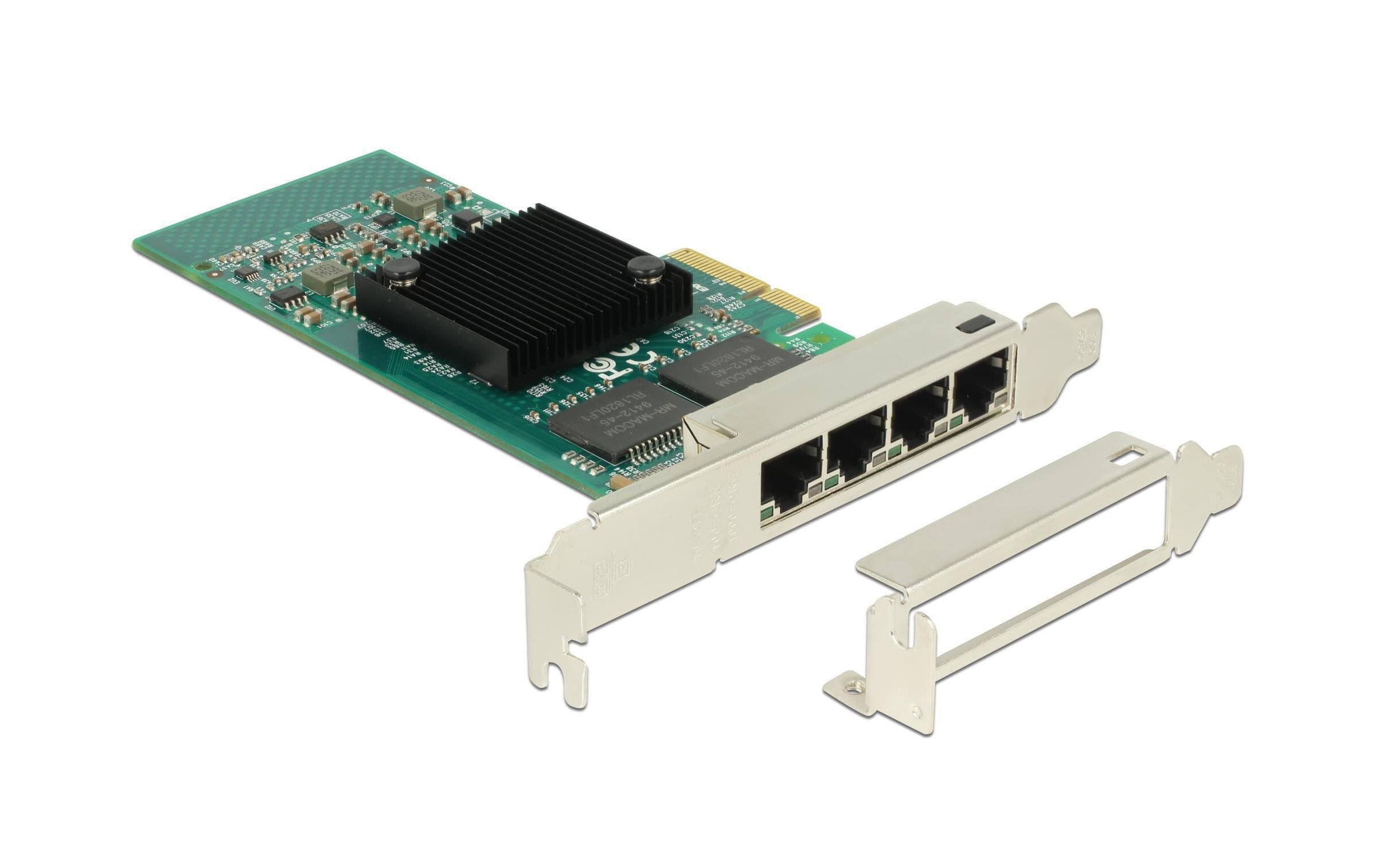 Delock PCI-Express Netzwerkkarte, 4x1Gbps