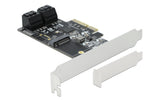 DeLock PCI-Express-x4 SATA, 1x M.2