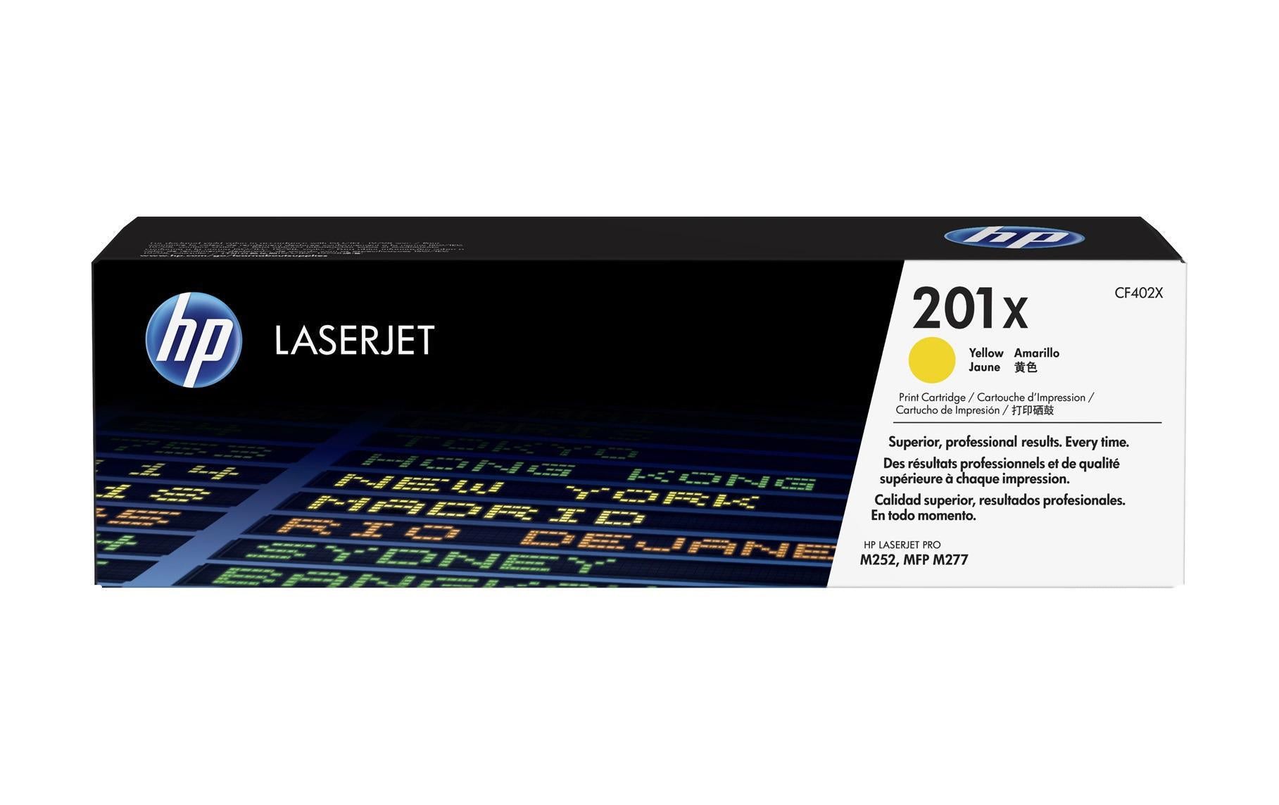 HP, Toner Nr. 201X (CF402X) Yellow