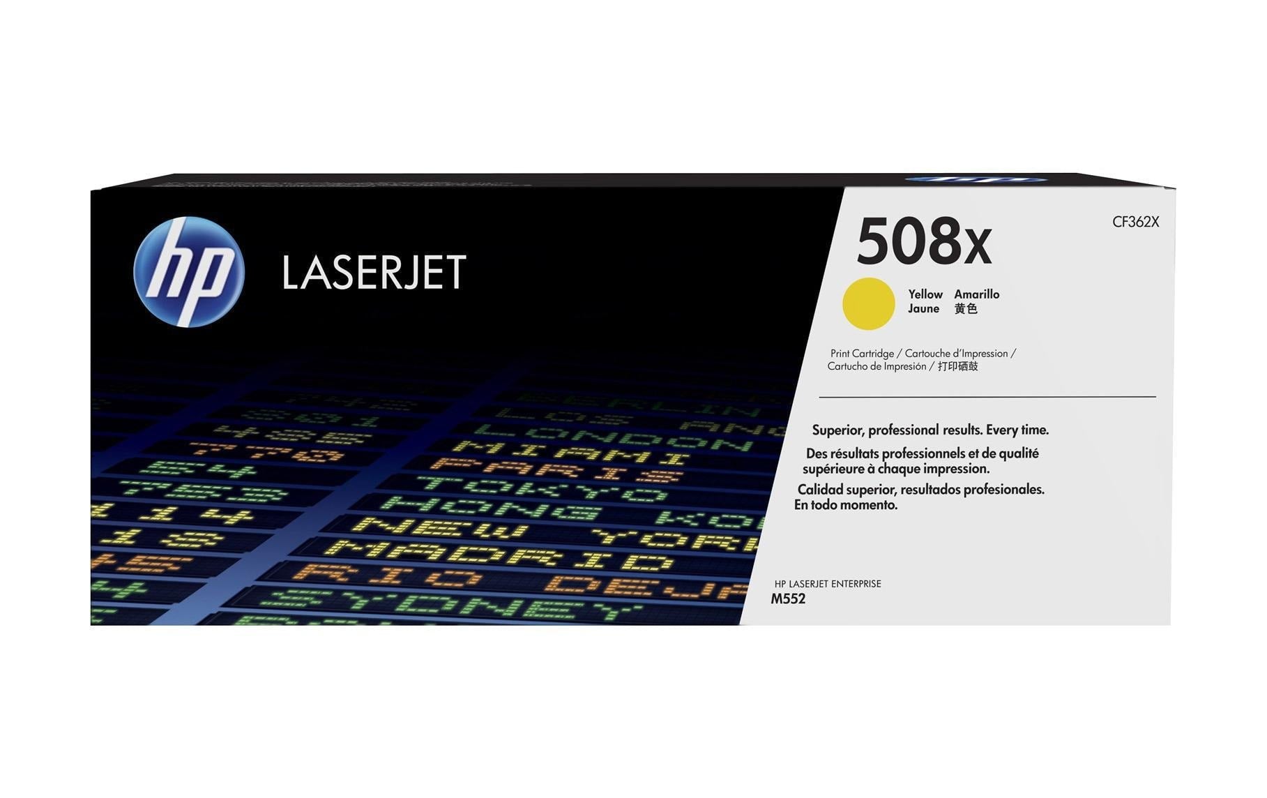 HP, Toner Nr. 508X (CF362X) Yellow