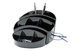 Wedo Butler Rotondo schwarz mit 9 Fächern