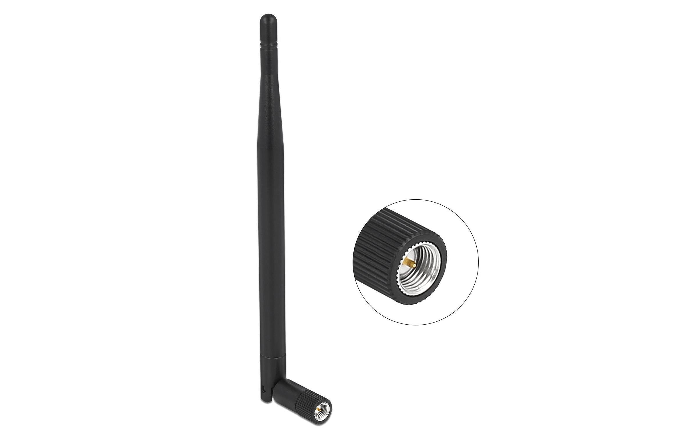Delock LPWAN Antenne, SMA-Stecker, schwarz