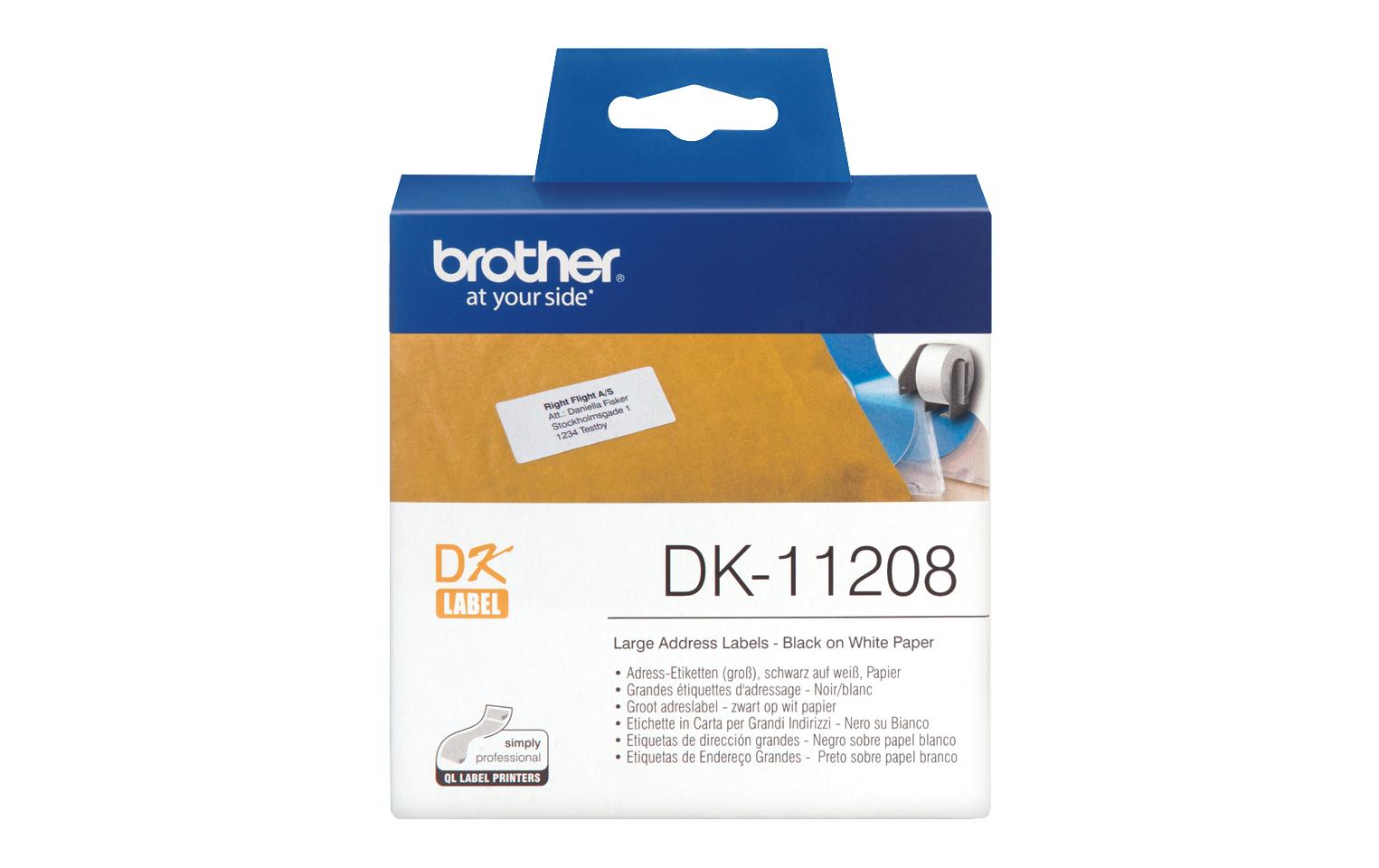 Brother P-touch DK-11208 Adress-Etiketten