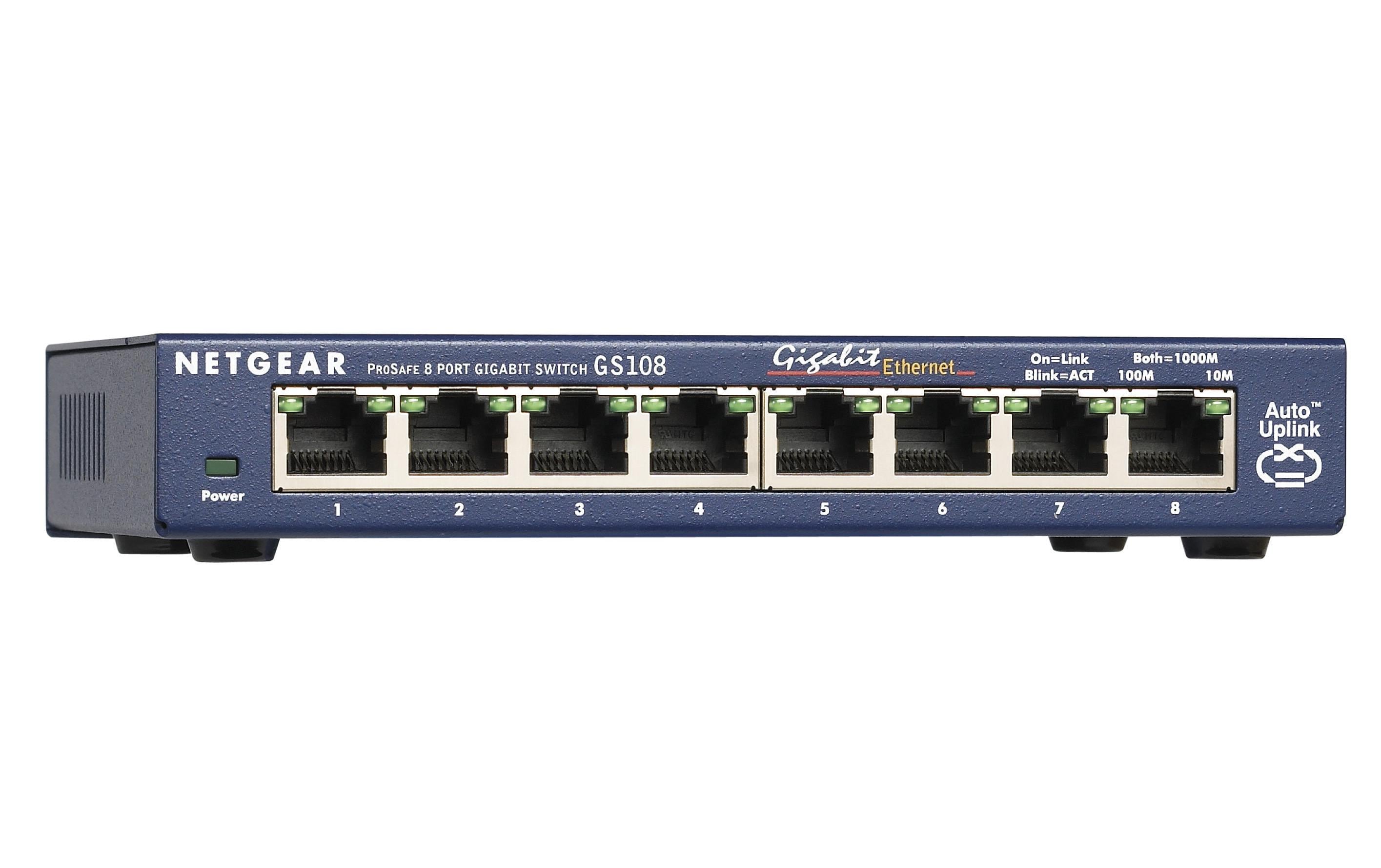 Netgear GS108: 8 Port Switch