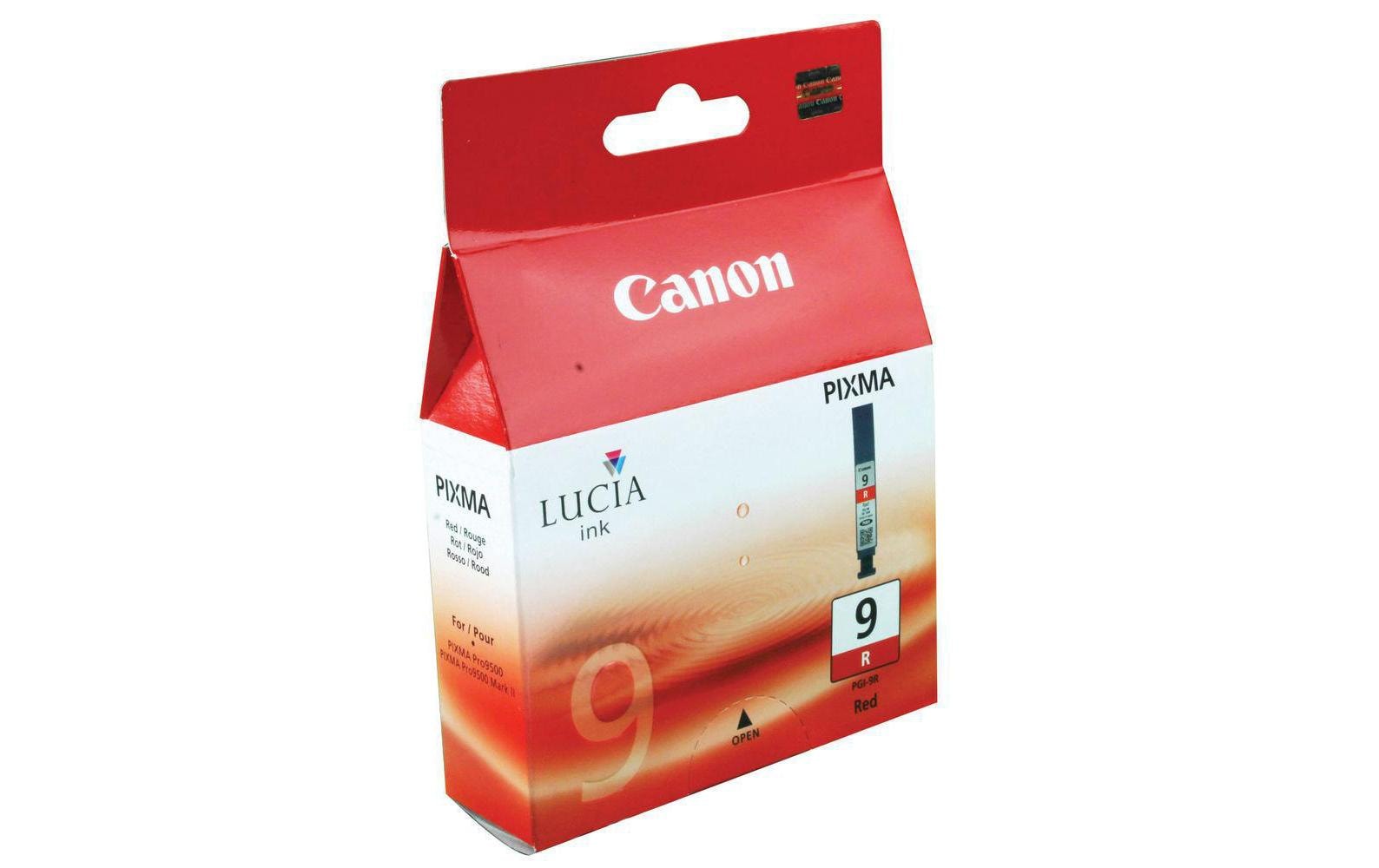 Tinte Canon PGI-9R, rot, 150 Seiten, 16ml