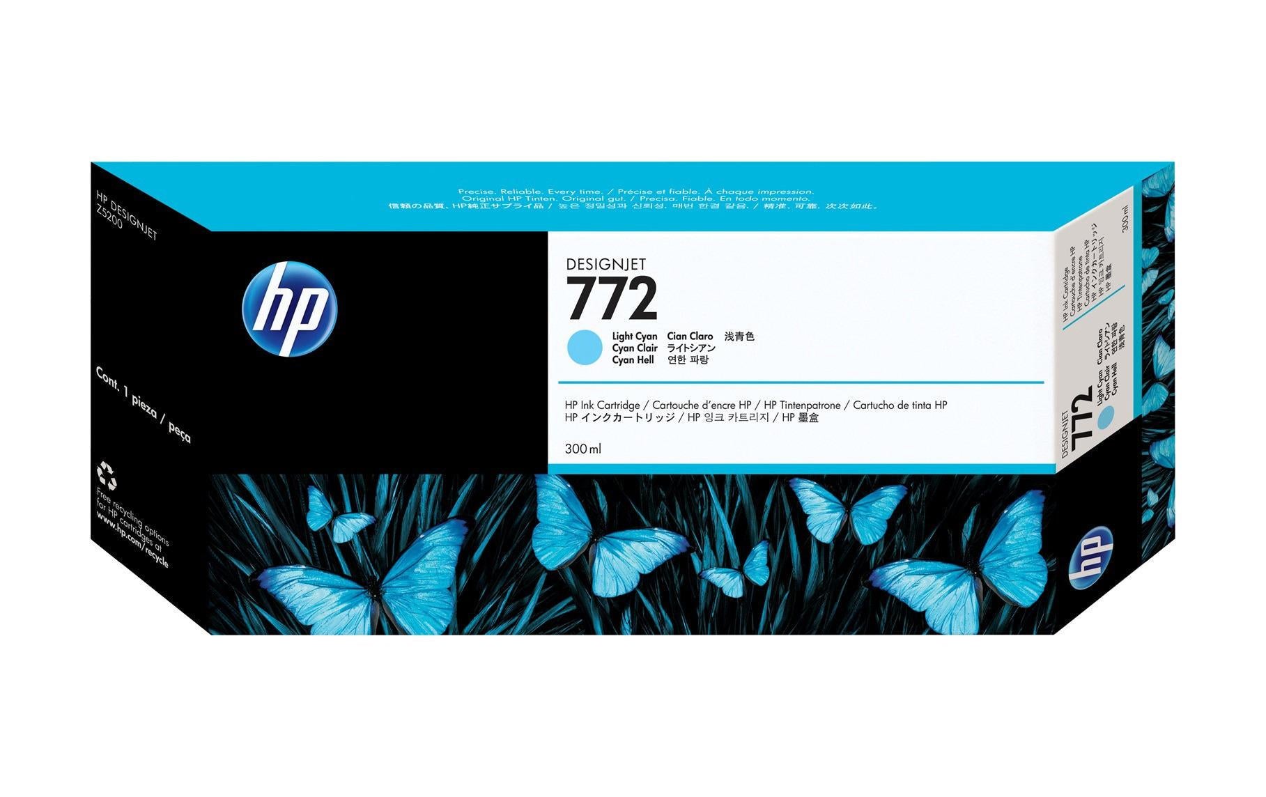 HP Tinte Nr. 772 Light Cyan (CN632A)