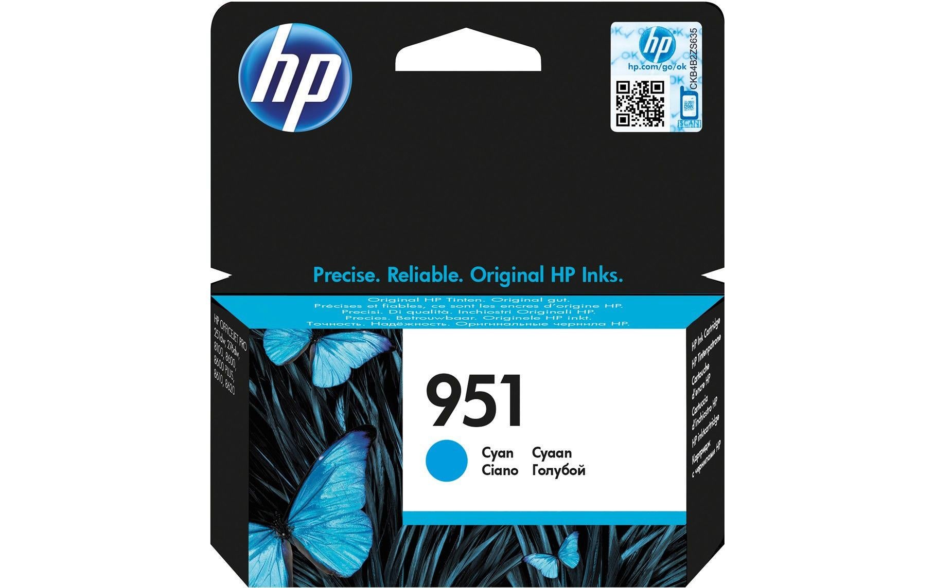 HP, Tinte Nr. 951 (CN050AE) Cyan