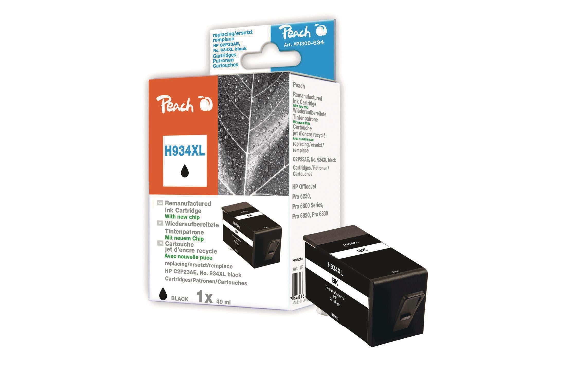Peach Tinte HP C2P23AE Nr. 934XL black