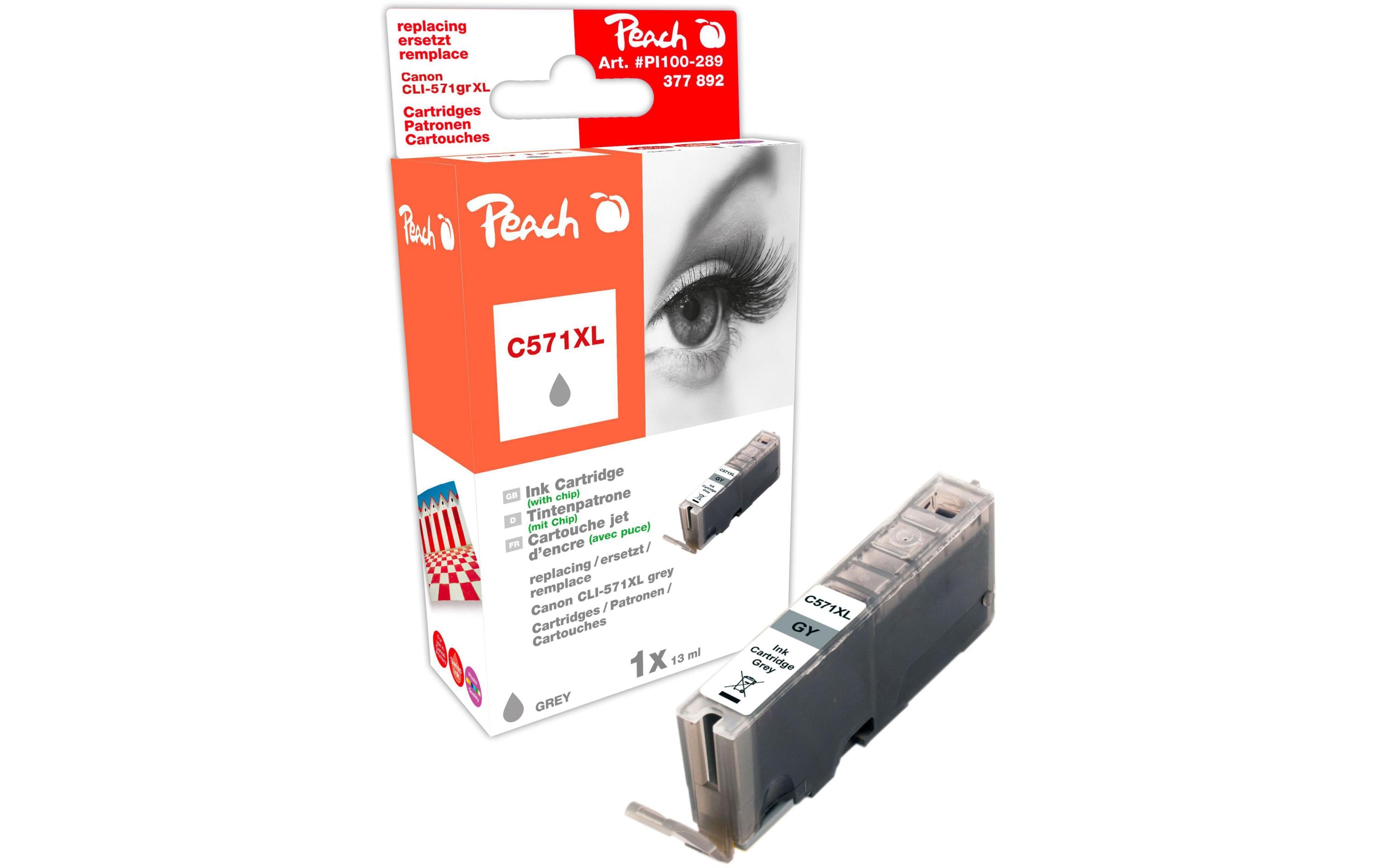 Peach Tinte Canon CLI-571gy XL grey