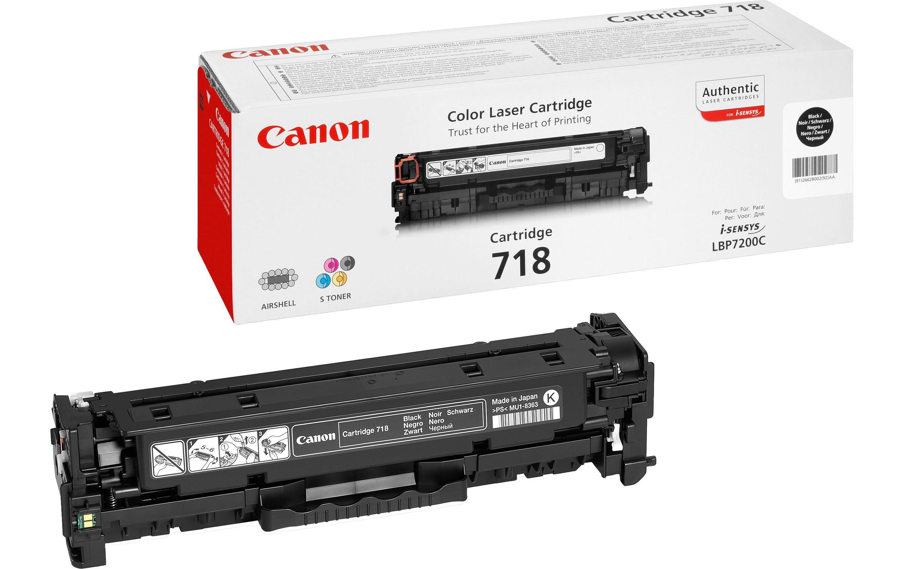 Toner 2662B002 Canon CRG 718, schwarz